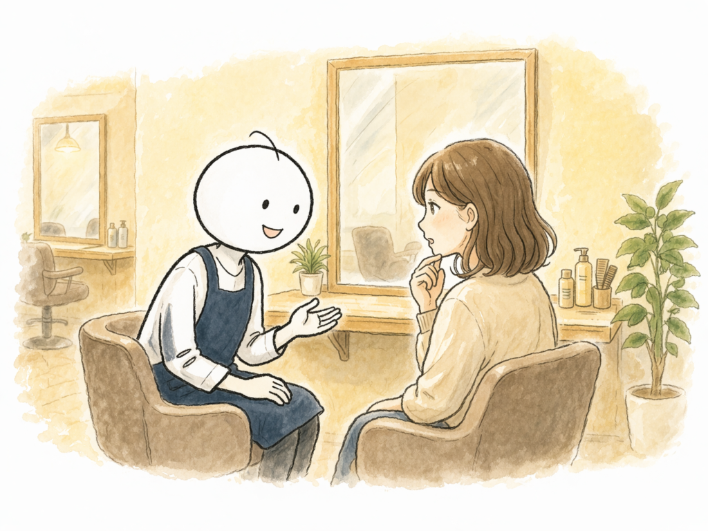 美容師 カウンセリング 英語