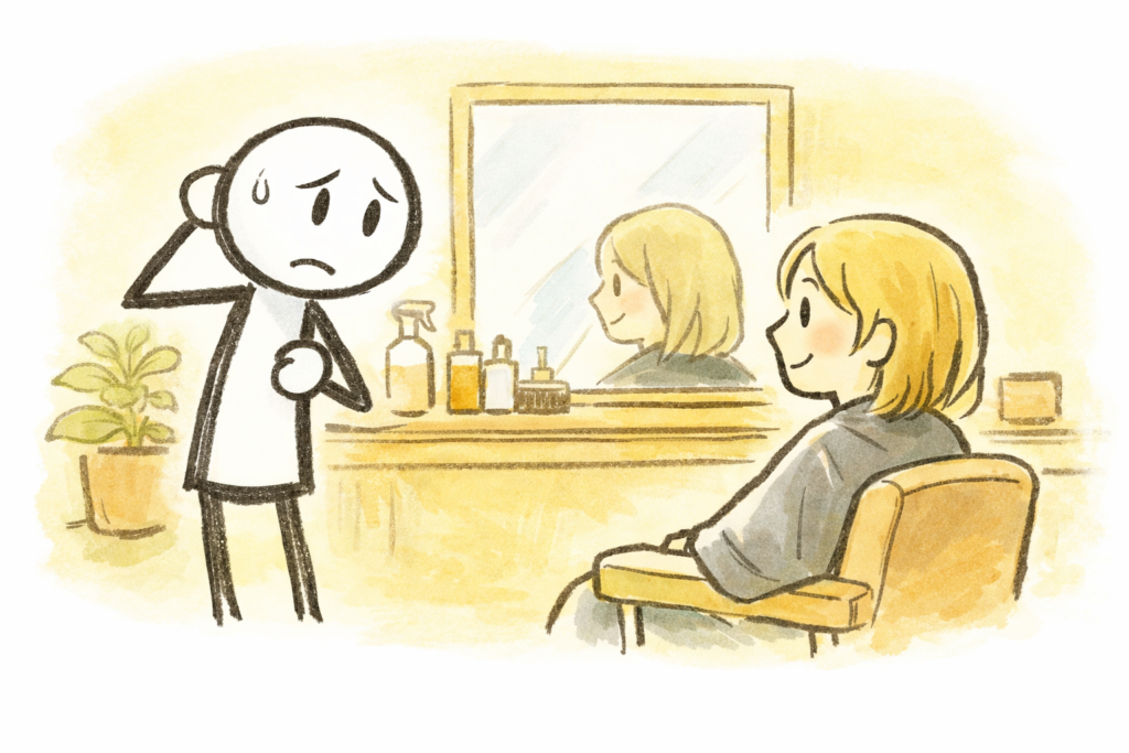 美容師　英語　難しい